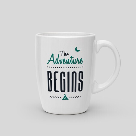 Mug The adventure begins Mug The adventure begins